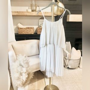 Tommy Hilfiger Tommy Girl white pleated dress